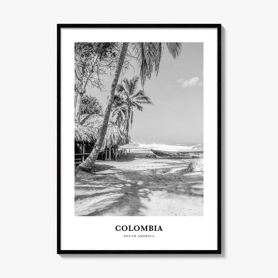 Colombia Classic No 1 Poster, framed poster mockup