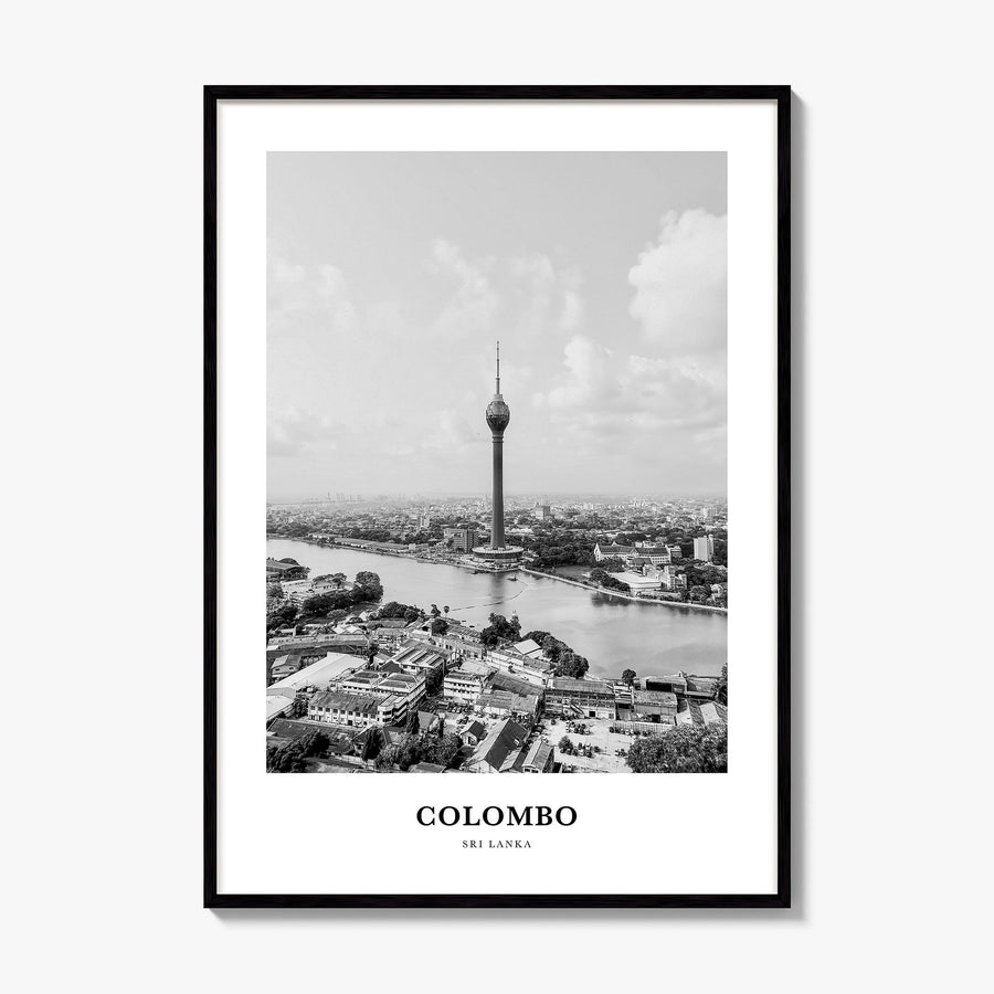 Colombo Classic Poster, framed poster mockup