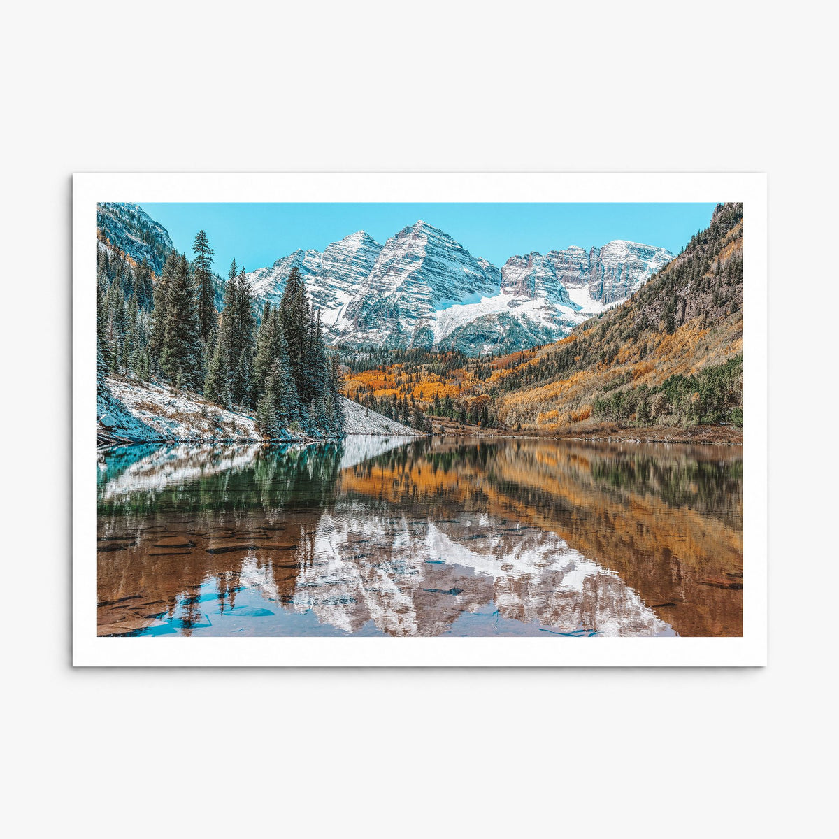 Colorado Photo Poster, print only (unframed), white border