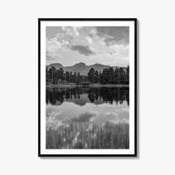 Colorado no. 3 black & white photo poster of United States – vertical wall art, unframed print shown in interior mockup