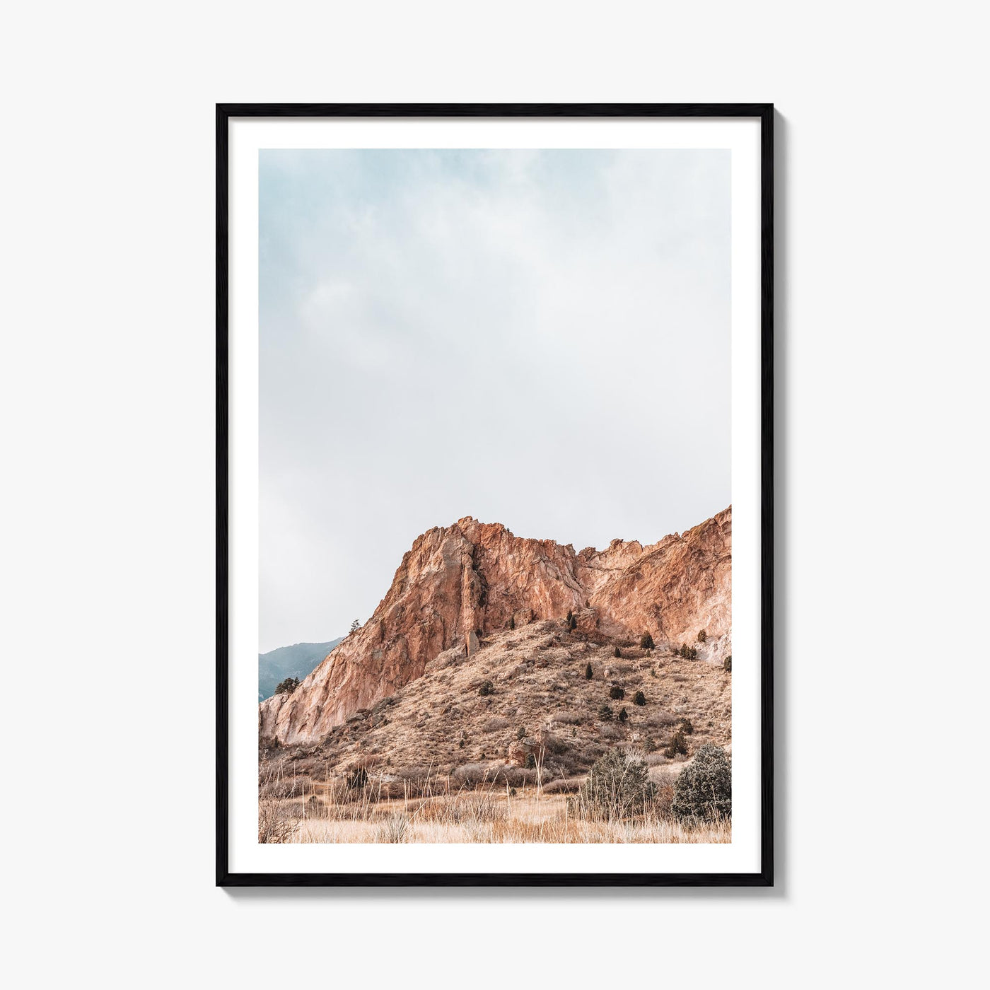 Colorado no. 4 colorful photo poster of United States – vertical wall art, unframed print shown in interior mockup