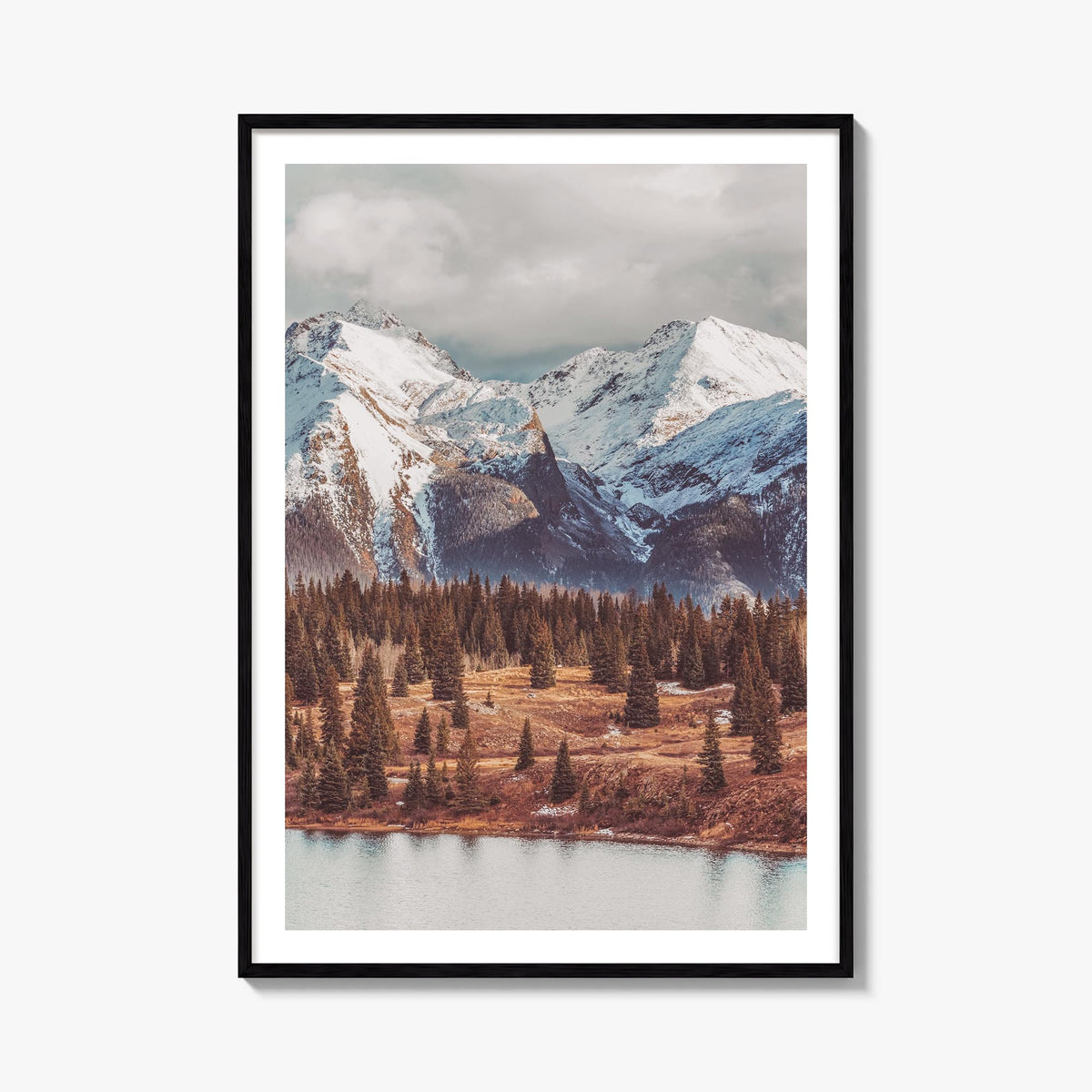 Colorado no. 5 colorful photo poster of United States – vertical wall art, unframed print shown in interior mockup