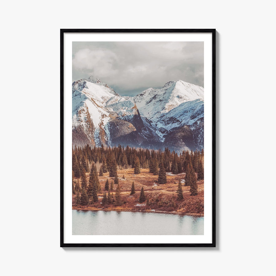 Colorado no. 5 colorful photo poster of United States – vertical wall art, unframed print shown in interior mockup