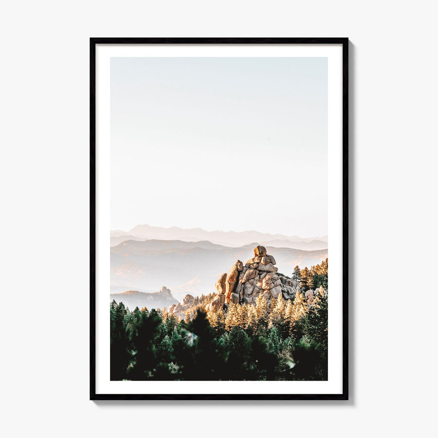 Colorado Photo No 2 Poster, framed poster mockup, white border