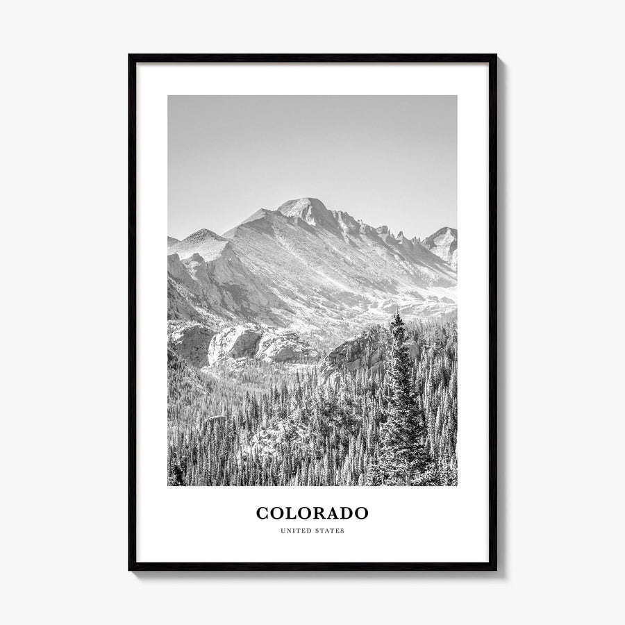 Colorado Classic No 1 Poster, framed poster mockup
