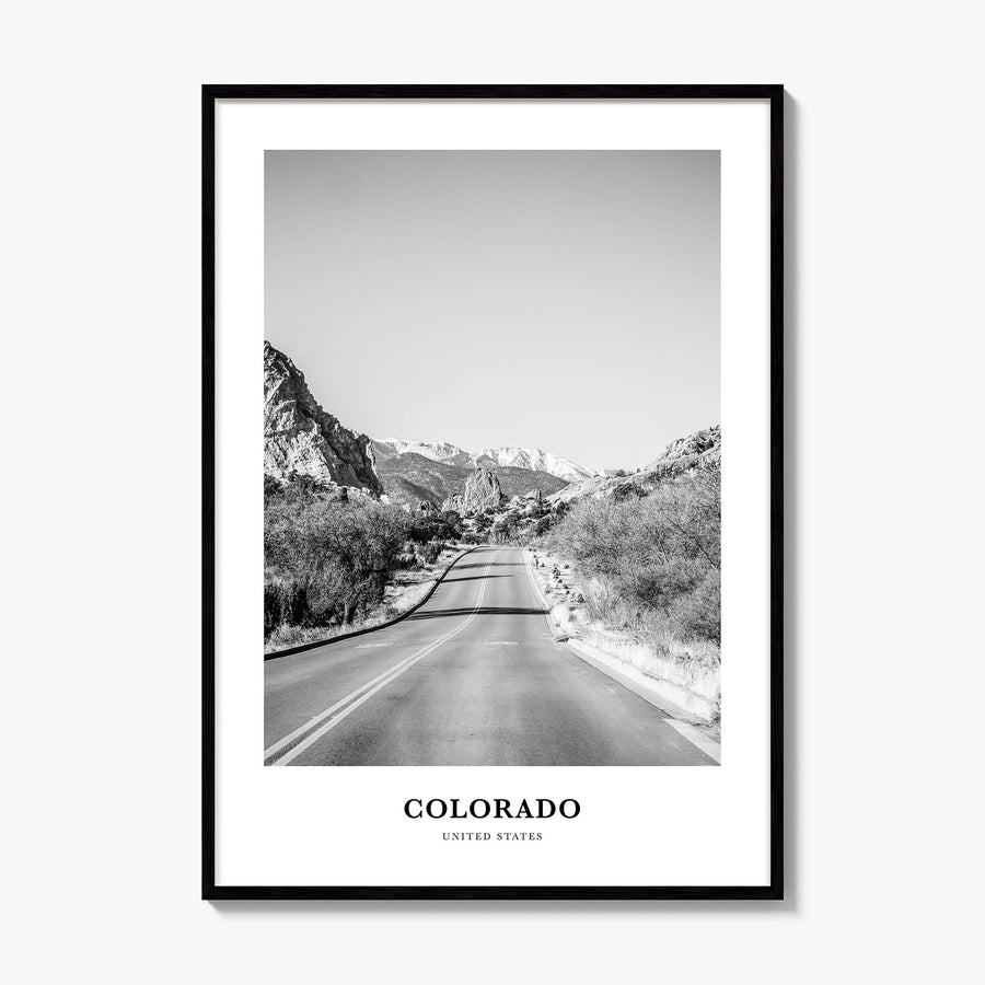 Colorado Classic No 2 Poster, framed poster mockup