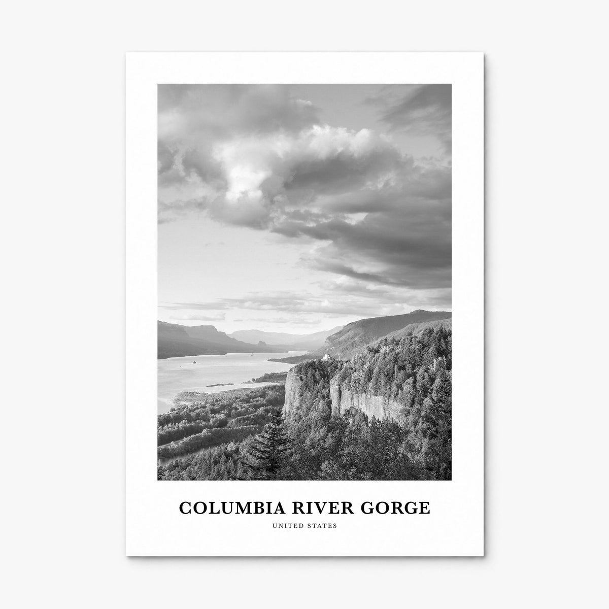 Columbia River Gorge Classic Poster, print only (unframed)