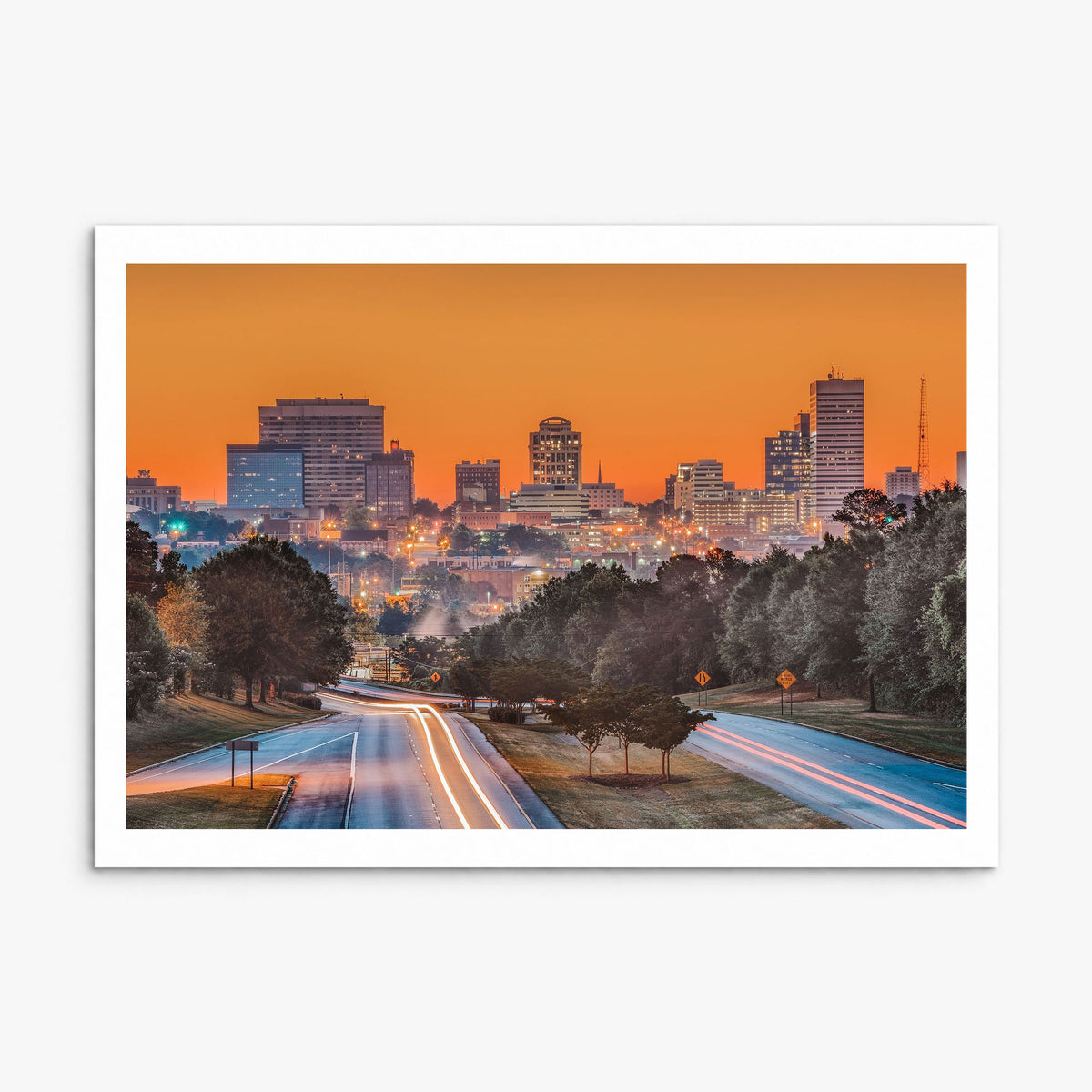 Columbia, South Carolina Photo Poster, print only (unframed), white border
