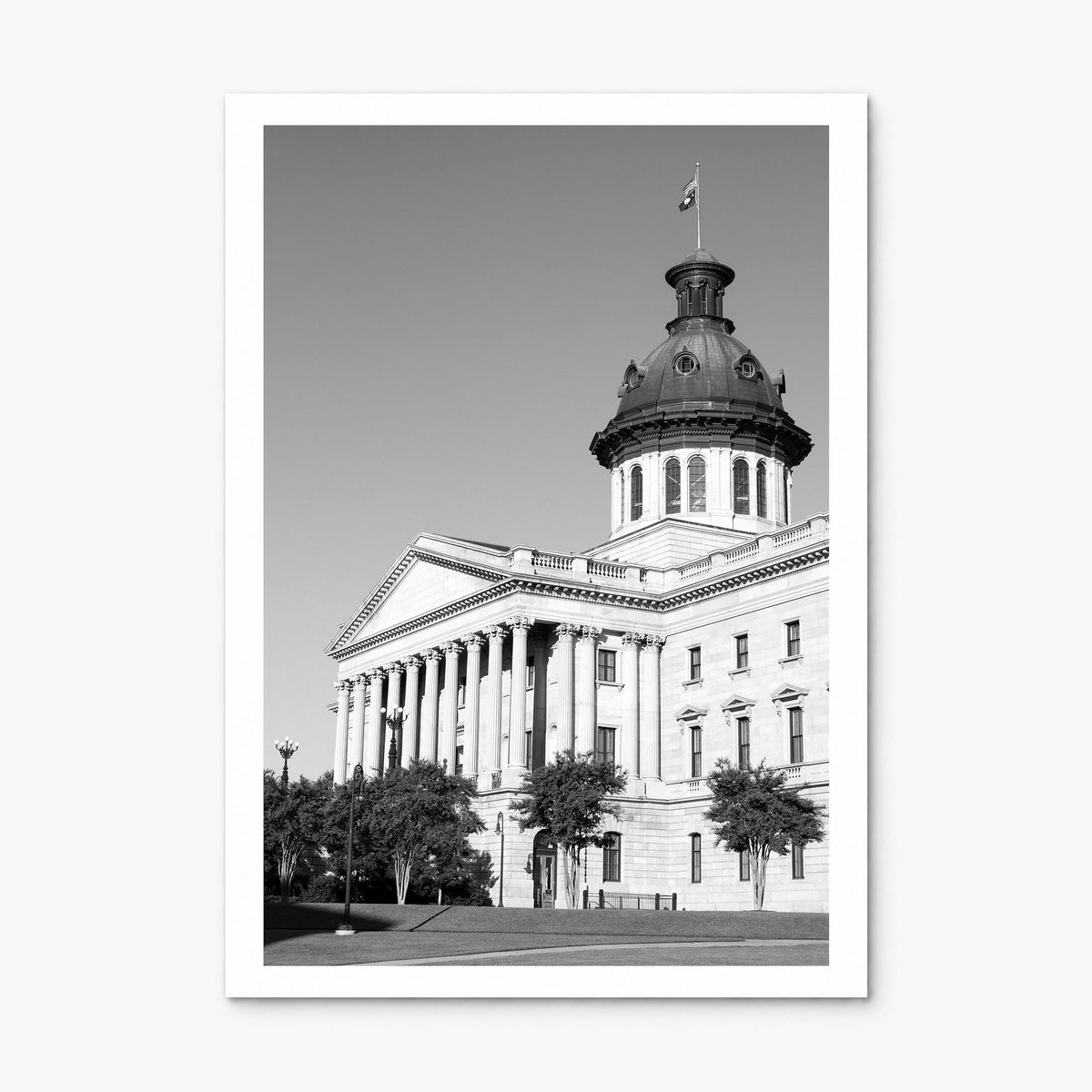 Columbia, South Carolina Photo Poster, print only (unframed), white border
