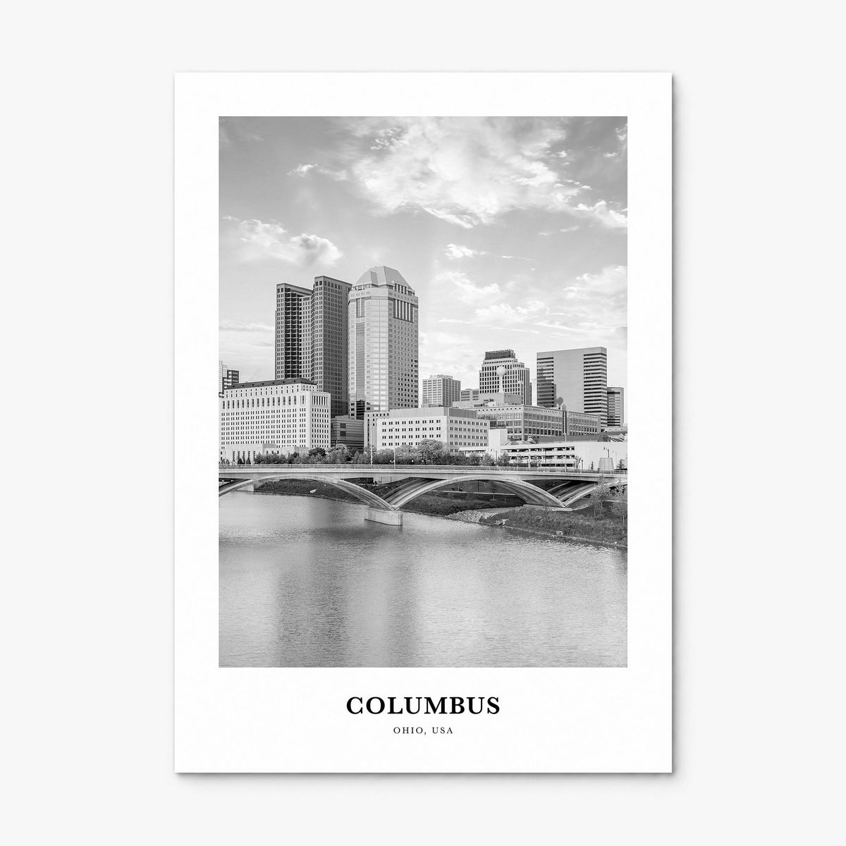 Columbus, Ohio Classic No 1 Poster, print only (unframed)