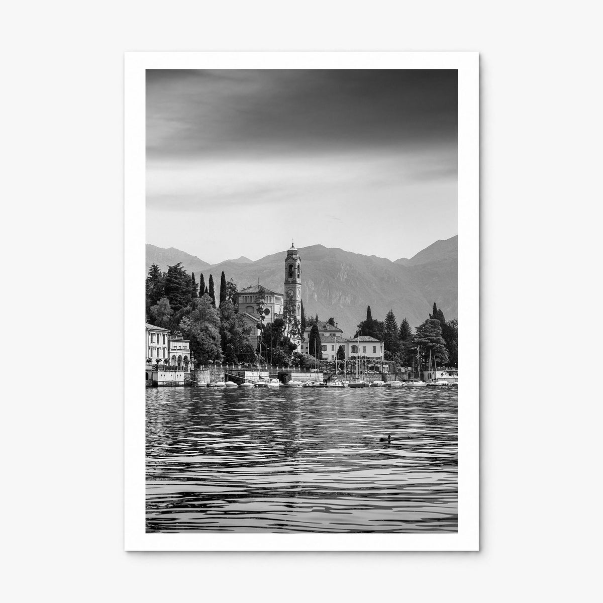Lake Como Photo No 1 Poster, print only (unframed), white border