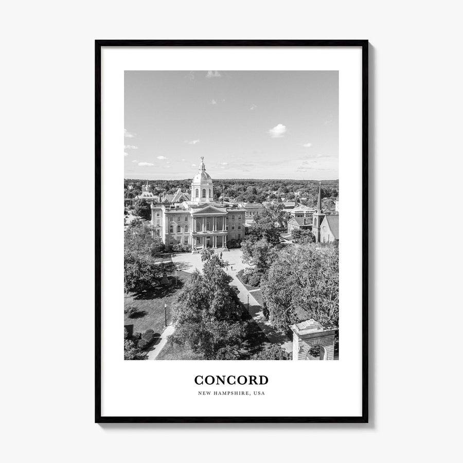Concord Classic Poster, framed poster mockup