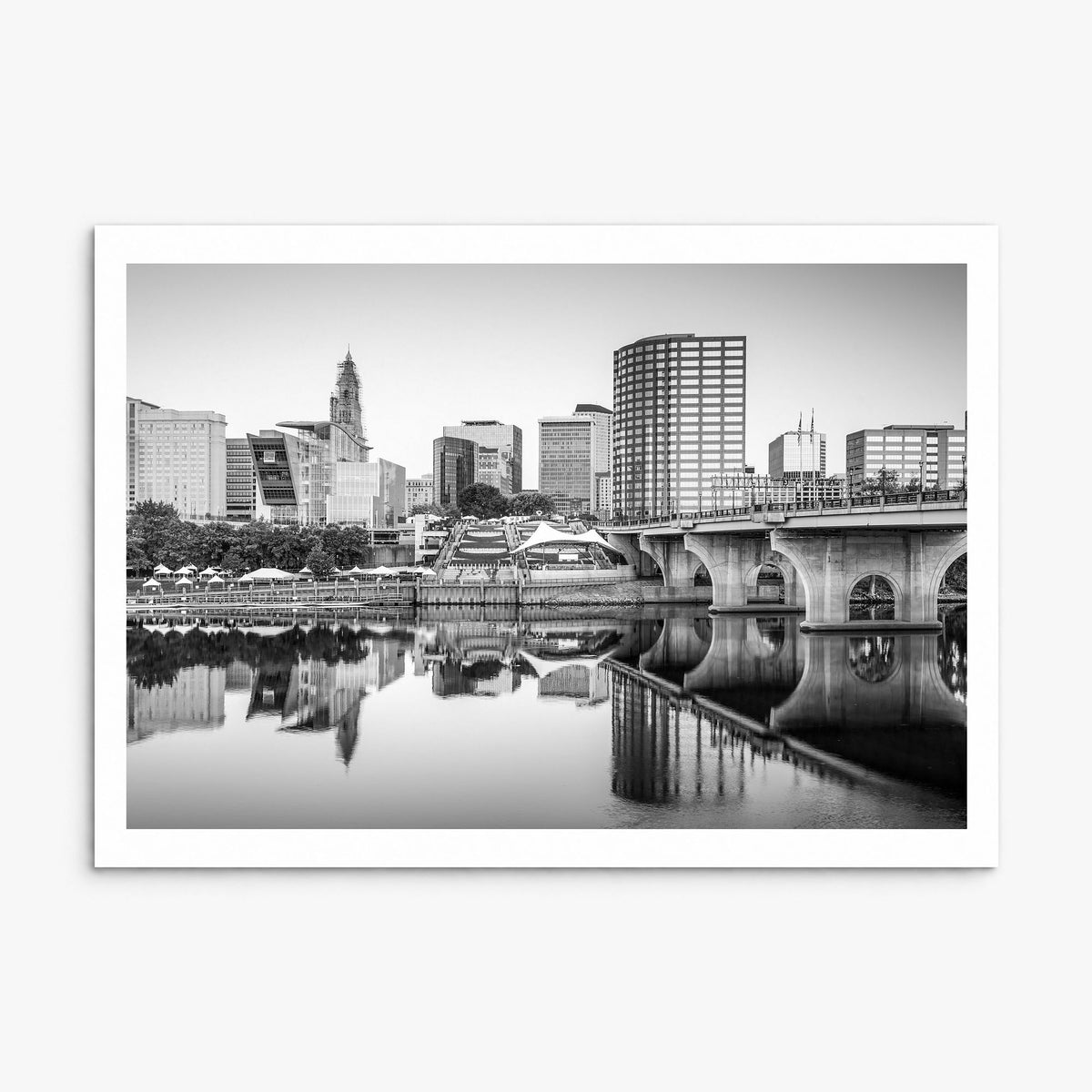 Connecticut Photo Poster, print only (unframed), white border