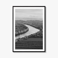 Connecticut no. 1 black & white photo poster of United States – vertical wall art, unframed print shown in interior mockup