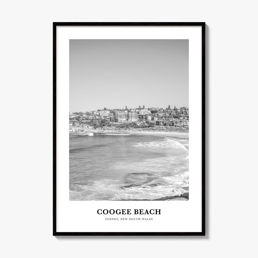 Coogee Beach Classic Poster, framed poster mockup