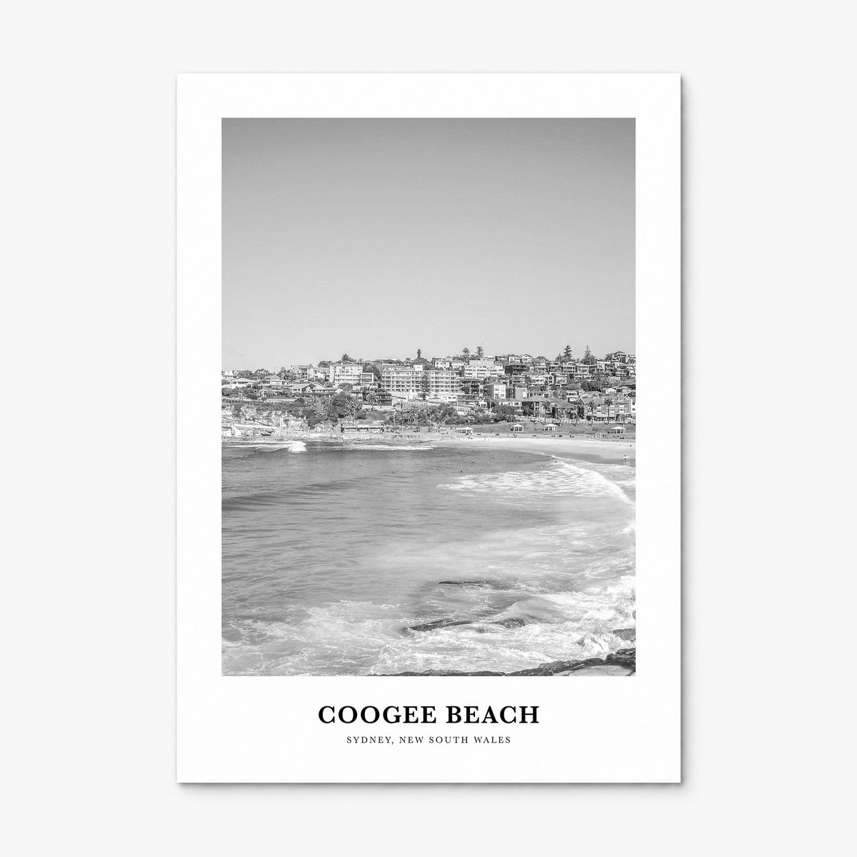 Coogee Beach Classic Poster, print only (unframed)