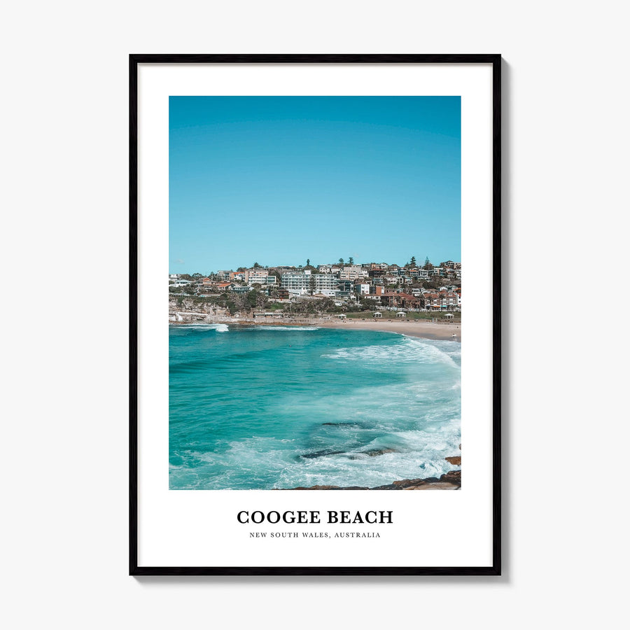 Coogee Beach Classic No 2 Poster, framed poster mockup