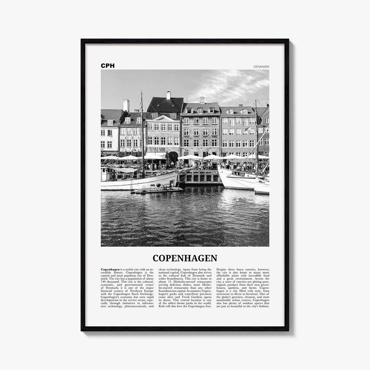 Copenhagen Newspaper No 1 Poster