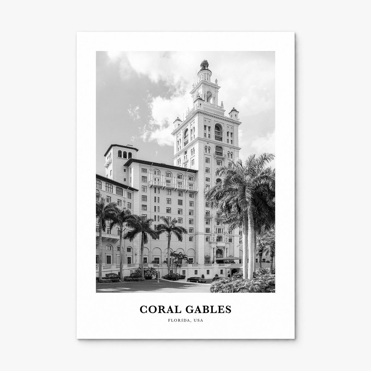 Coral Gables Classic Poster, print only (unframed)