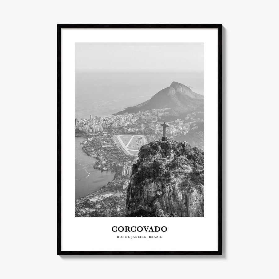 Corcovado Classic Poster, framed poster mockup