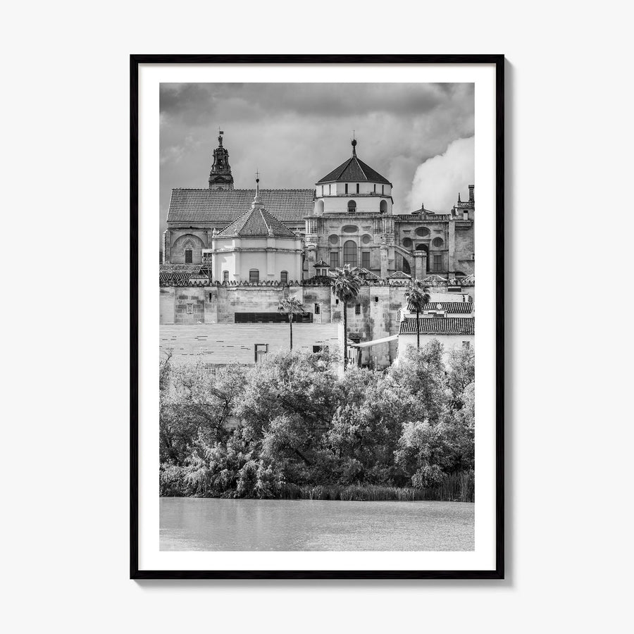 Córdoba, Spain Photo Poster, framed poster mockup, white border