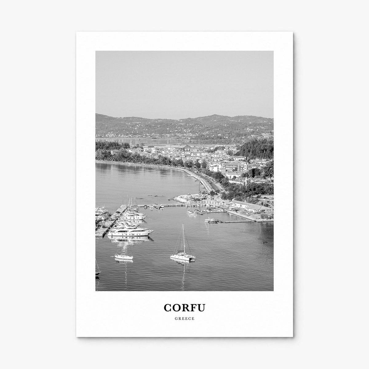 Corfu Classic Poster, print only (unframed)