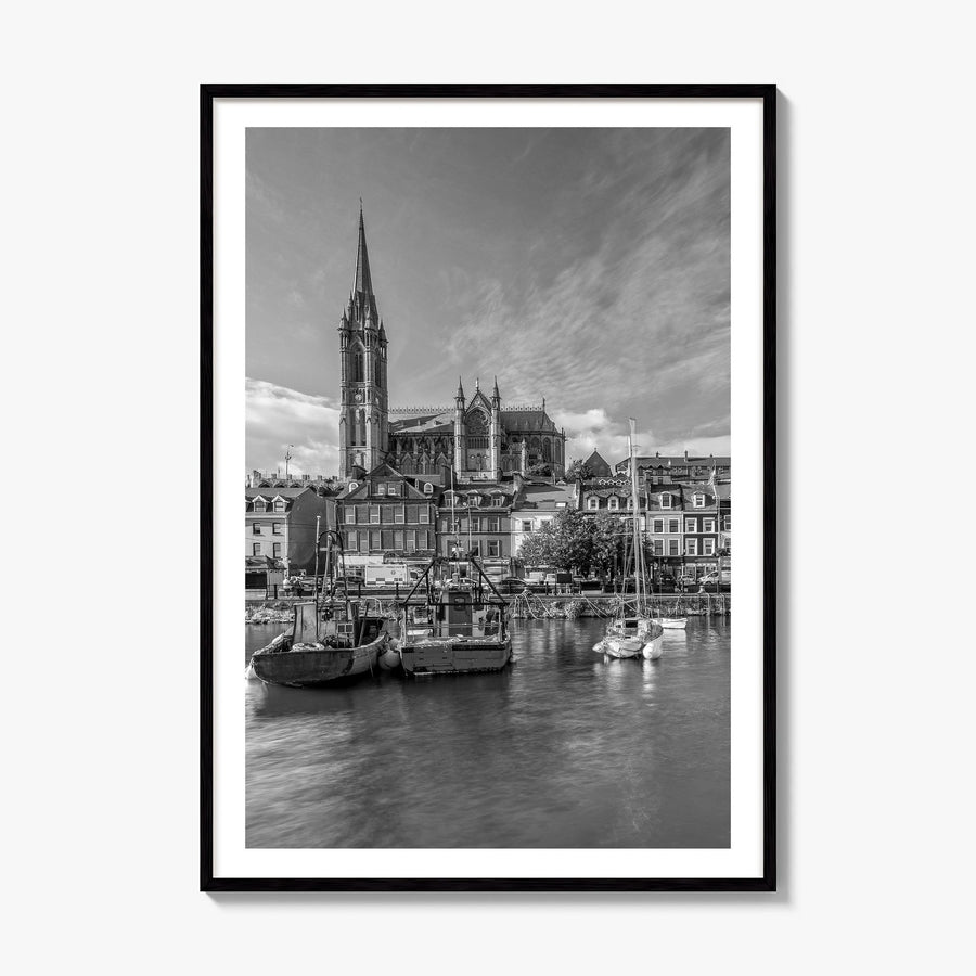 Cork Photo Poster, framed poster mockup, white border