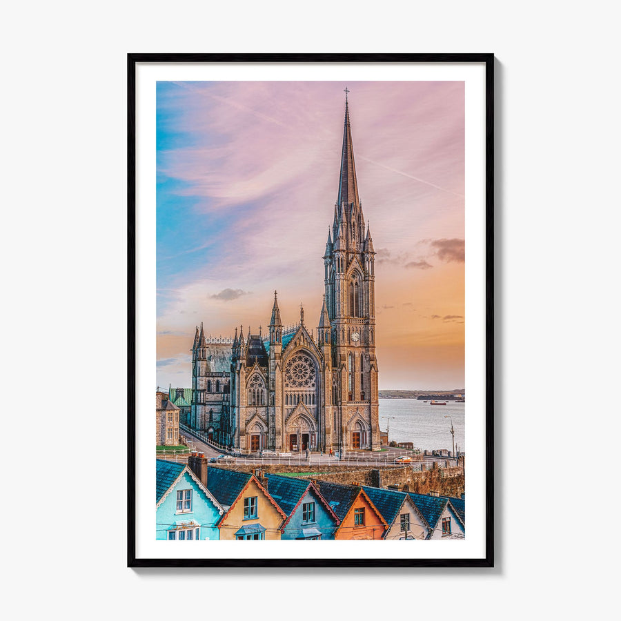 Cork Photo Poster, framed poster mockup, white border