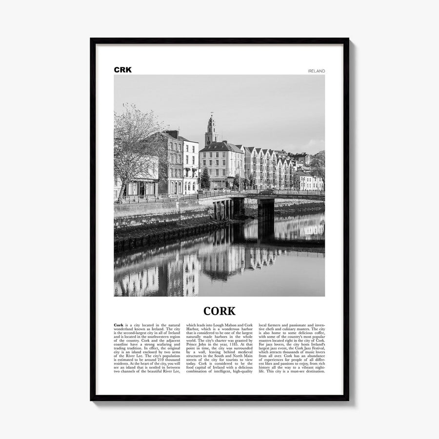Cork Newspaper Poster, framed poster mockup