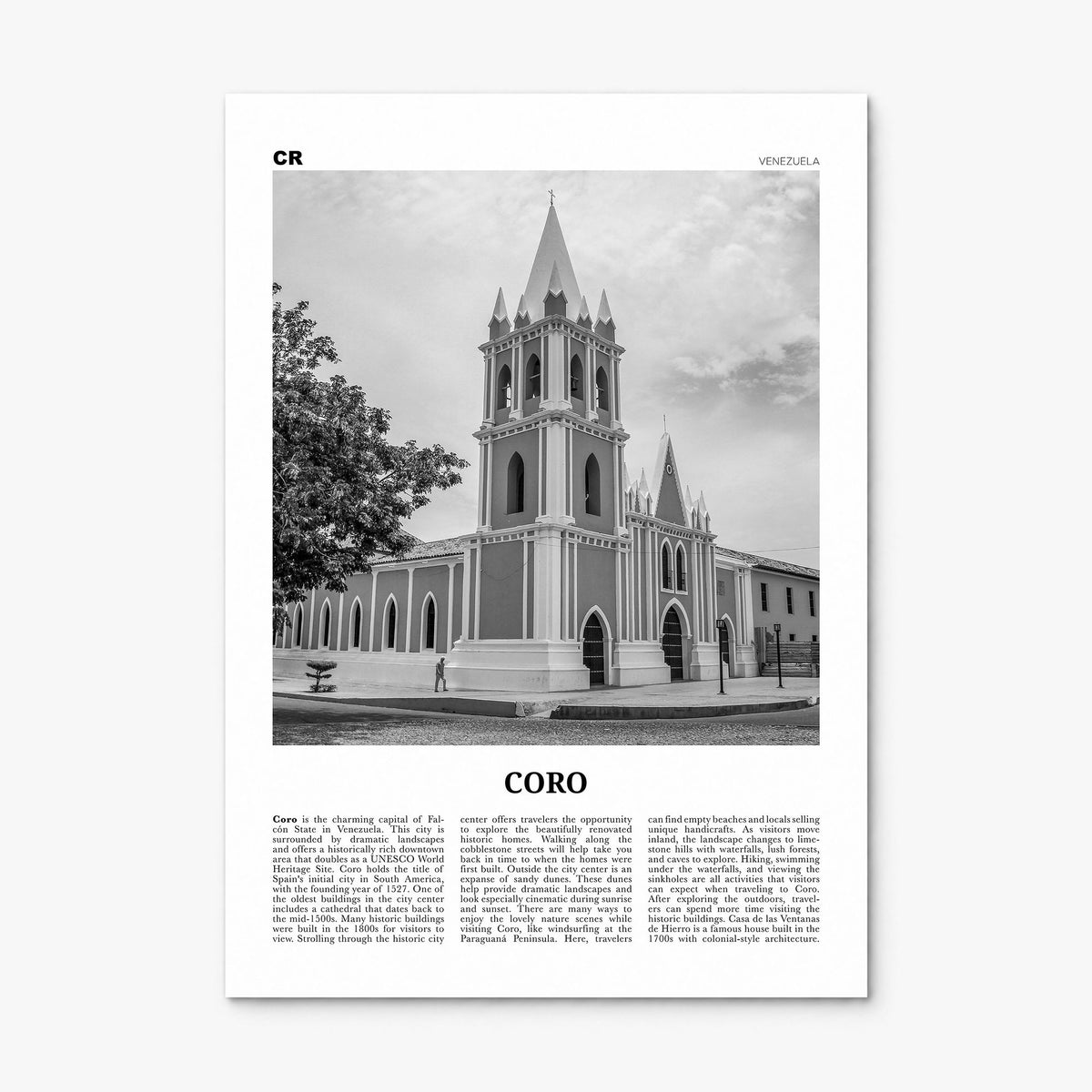 Coro Newspaper Poster, print only (unframed)