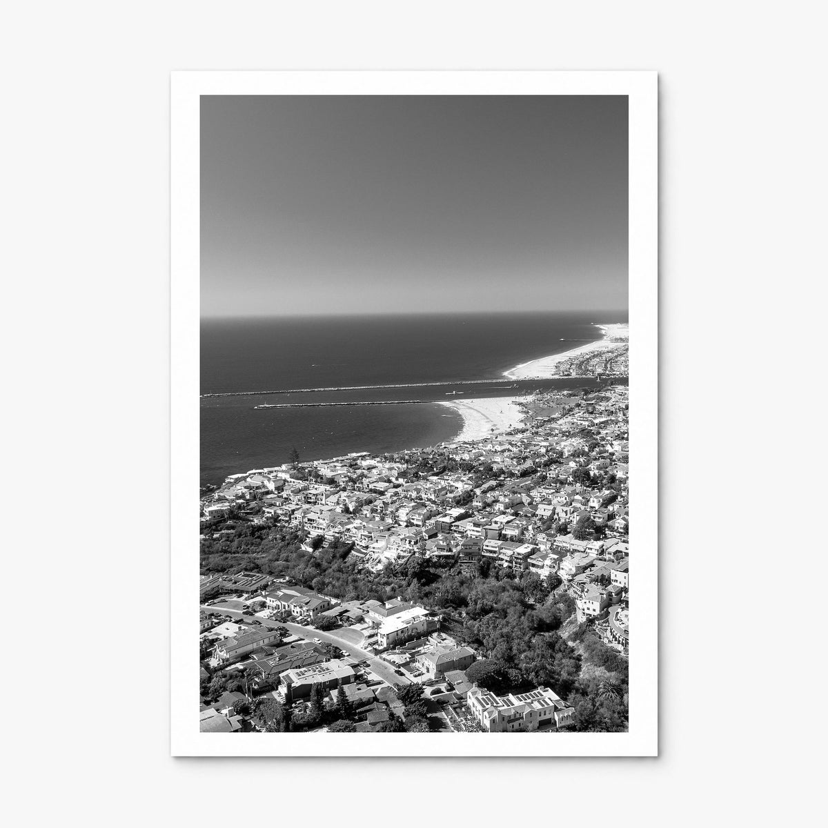 Corona del Mar Photo Poster, print only (unframed), white border