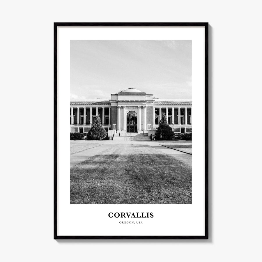 Corvallis Classic Poster, framed poster mockup