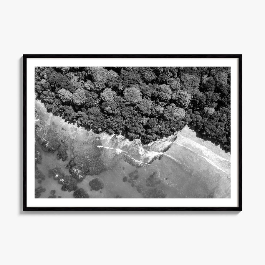 Costa Rica Photo Poster, framed poster mockup, white border