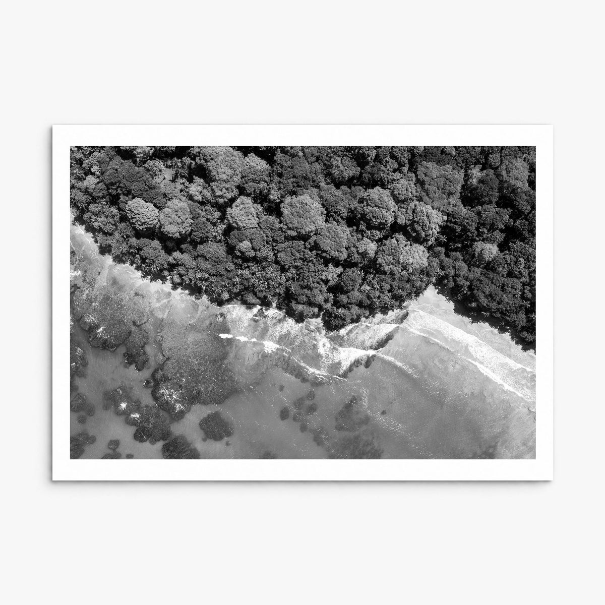 Costa Rica Photo Poster, print only (unframed), white border
