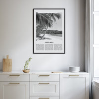 Costa Rica No 2 Poster Nbourhood Travel B&W Poster