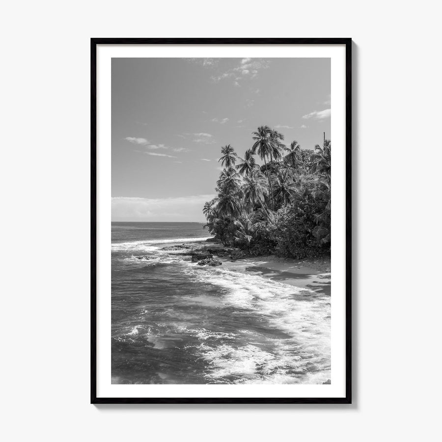 Costa Rica Photo Poster, framed poster mockup, white border