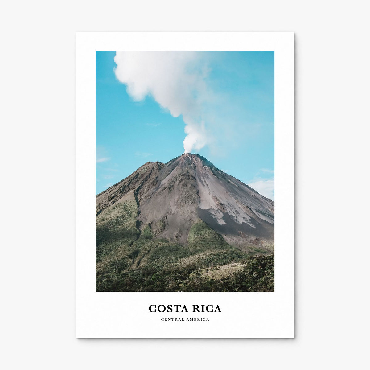Costa Rica Classic Poster, print only (unframed)