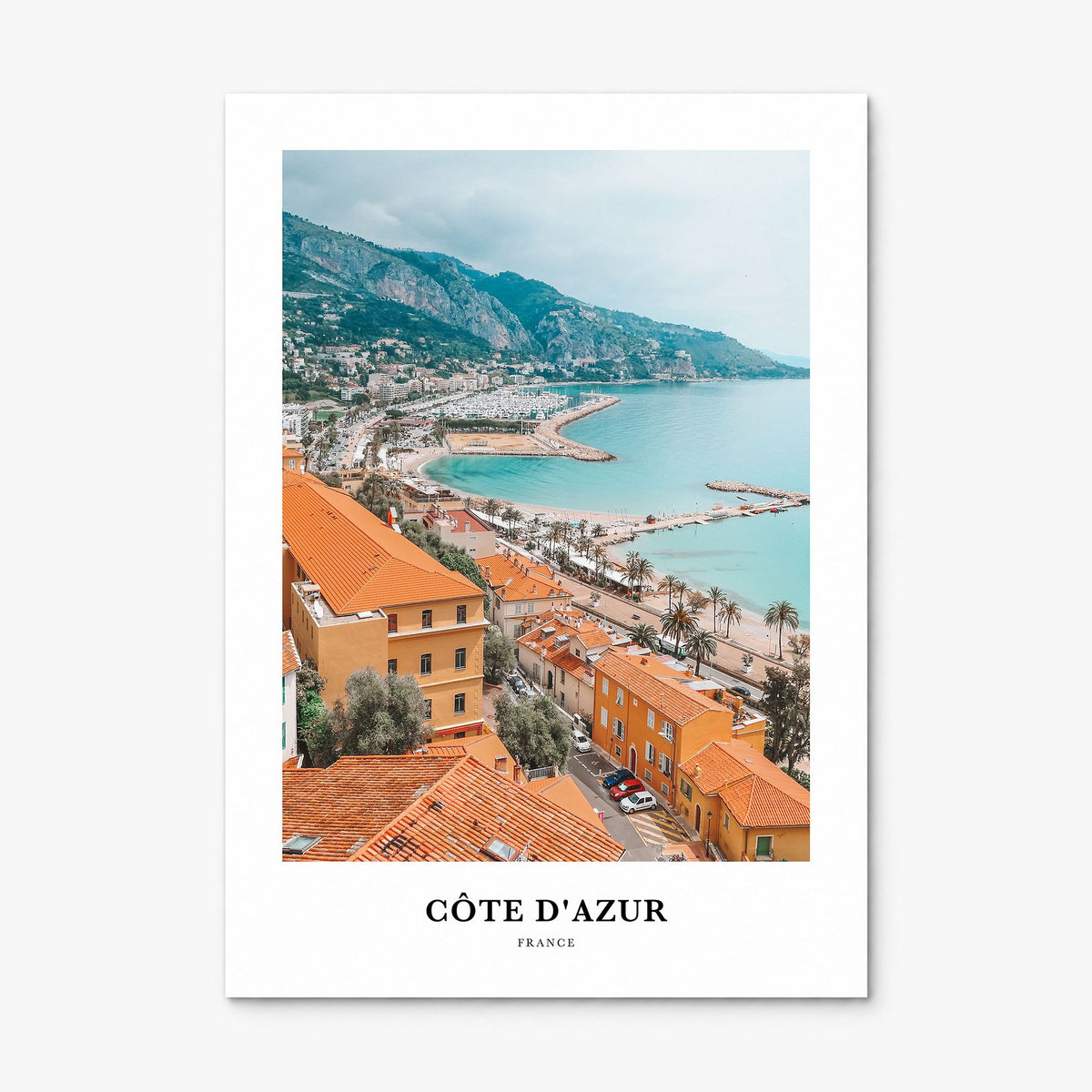 Côte d'Azur Classic No 1 Poster, print only (unframed)