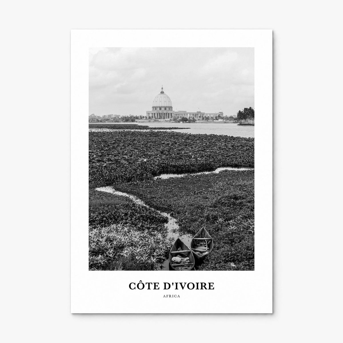 Côte d'Ivoire Classic Poster, print only (unframed)