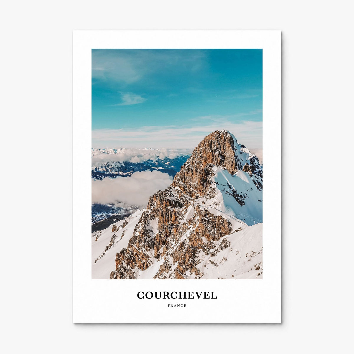 Courchevel Classic Poster, print only (unframed)