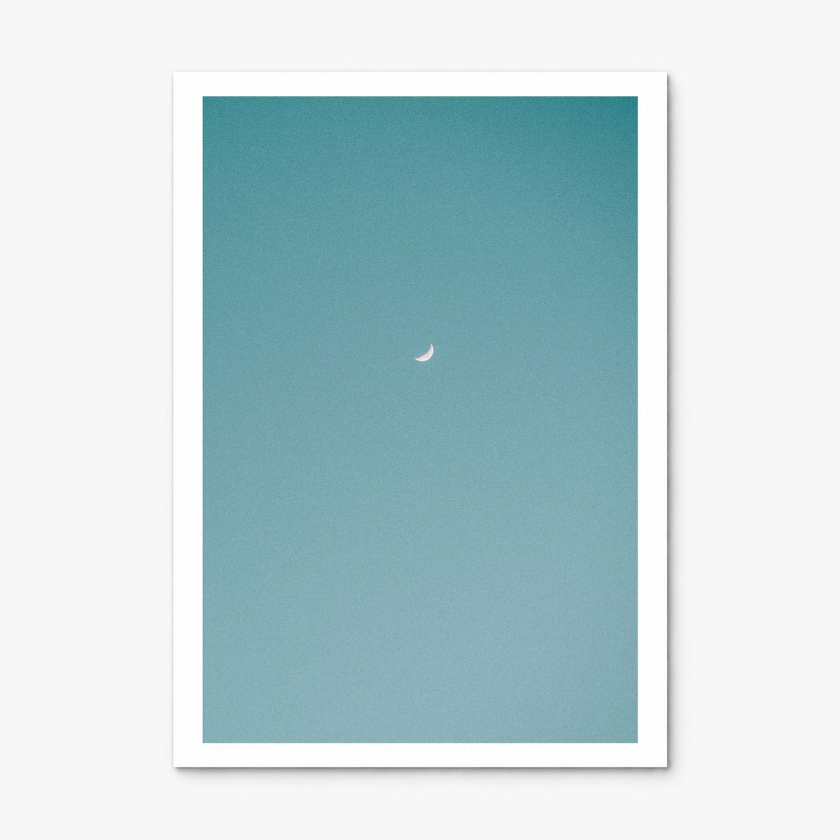 Crescent Moon Photo No 1 Poster, print only (unframed), white border