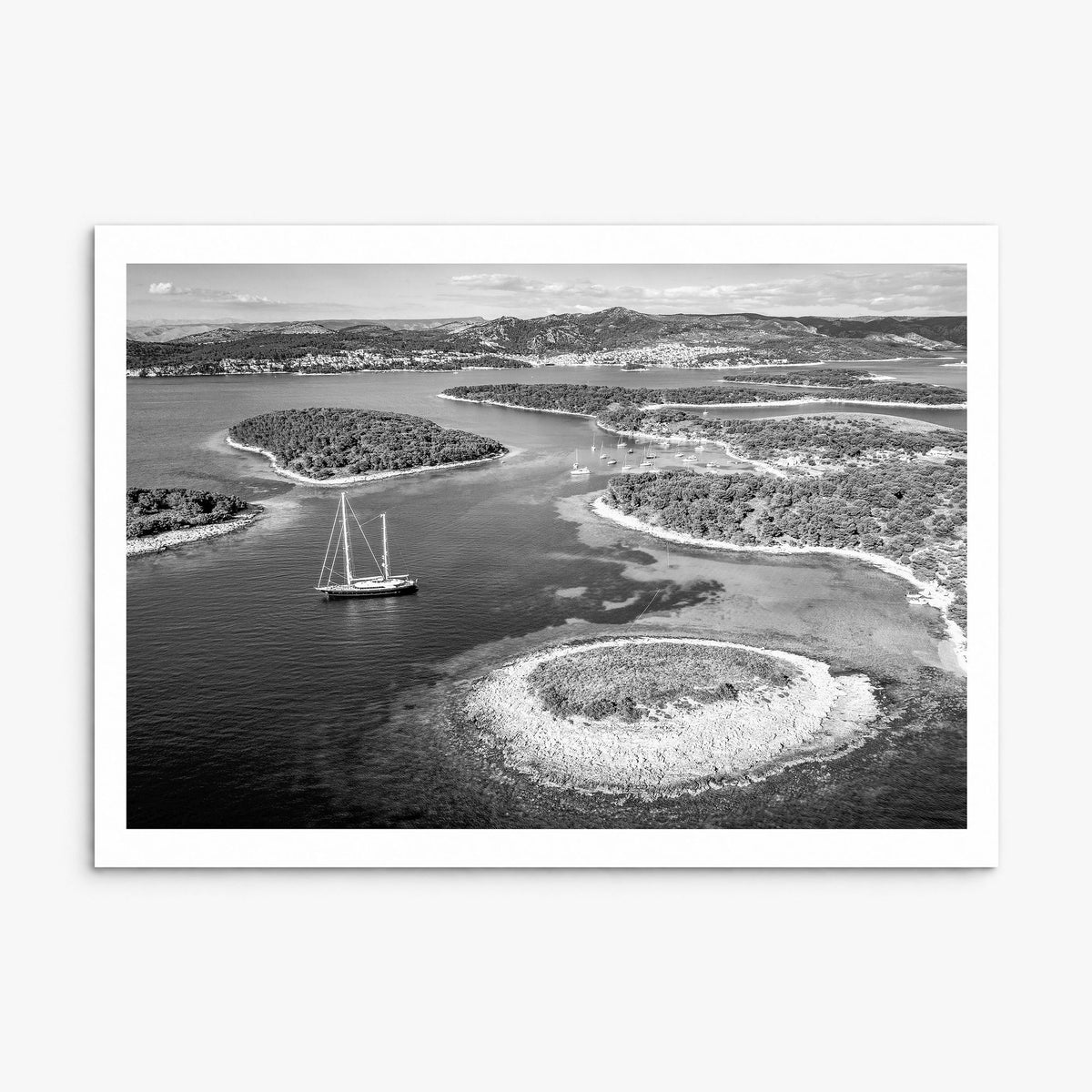 Croatia Photo Poster, print only (unframed), white border
