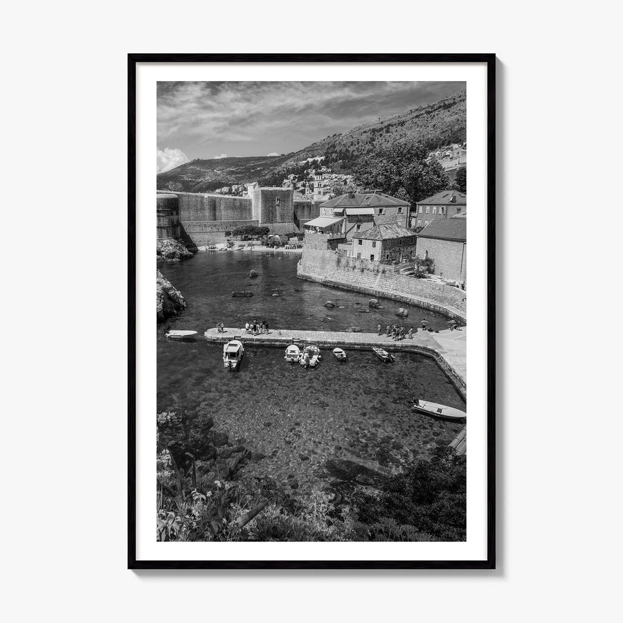 Croatia Photo Poster, framed poster mockup, white border