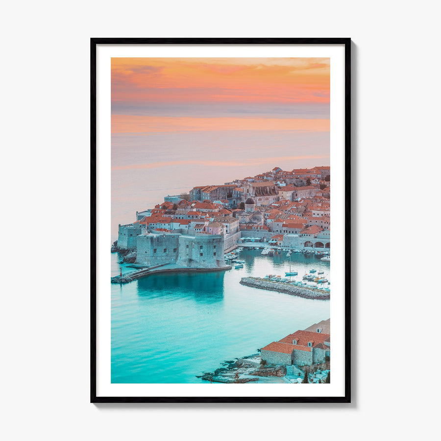 Croatia Photo No 3 Poster, framed poster mockup, white border
