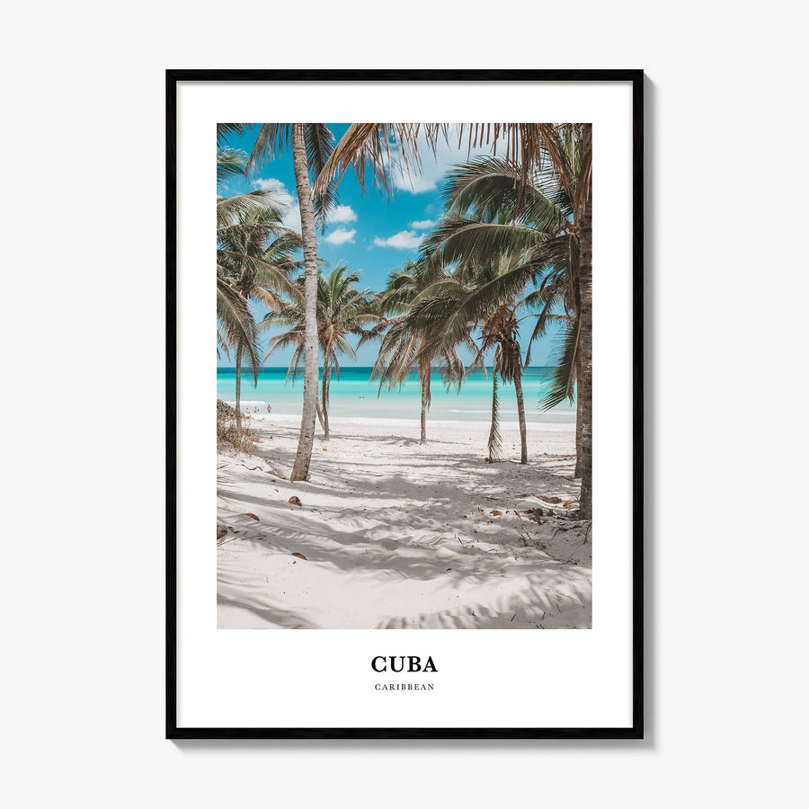 Cuba Classic No 2 Poster, framed poster mockup