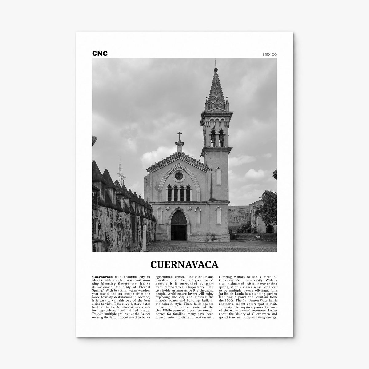Cuernavaca Newspaper Poster, print only (unframed)