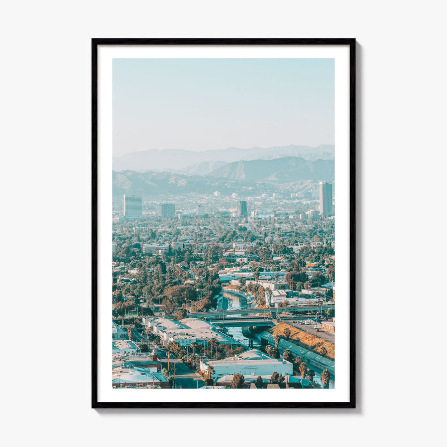 Culver City Photo Poster, framed poster mockup, white border