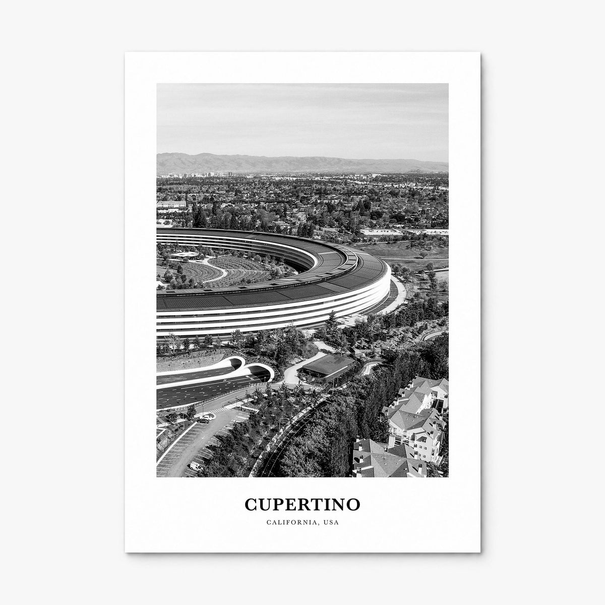 Cupertino Classic Poster, print only (unframed)
