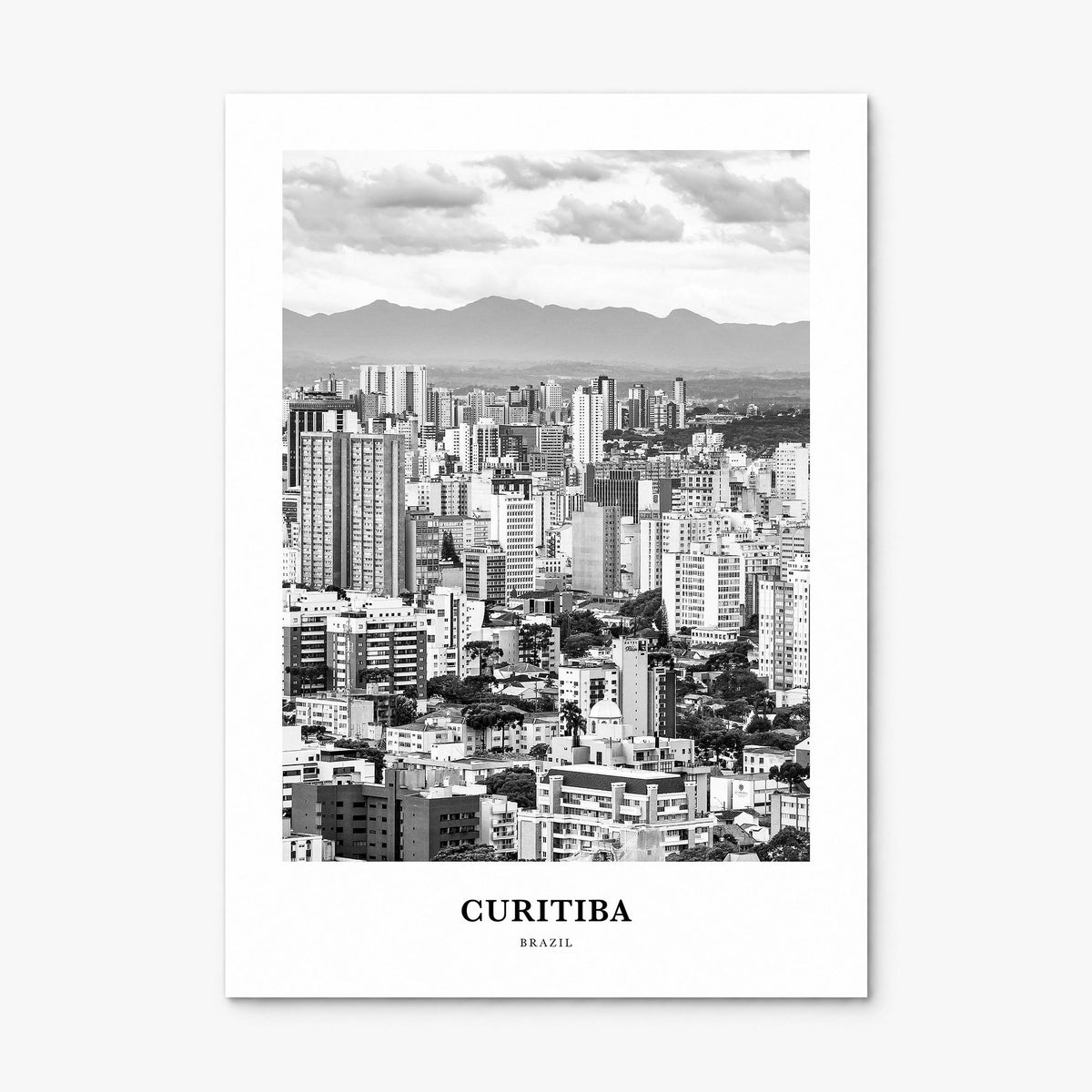 Curitiba Classic Poster, print only (unframed)