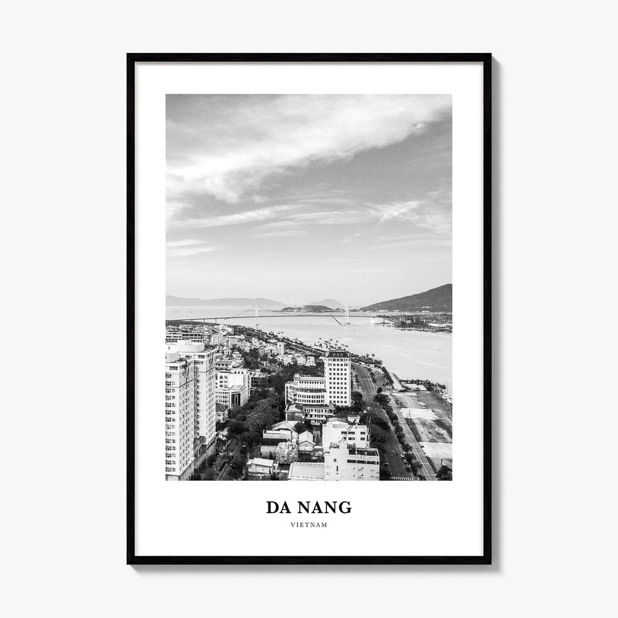 Da Nang Classic Poster, framed poster mockup